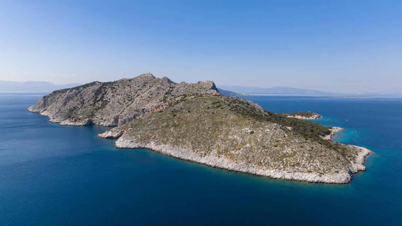 Aeginia 1- Breathtaking Sea View House In Perdika Villa Exterior foto