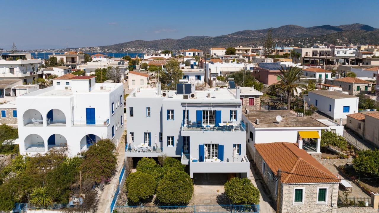 Aeginia 1- Breathtaking Sea View House In Perdika Villa Exterior foto