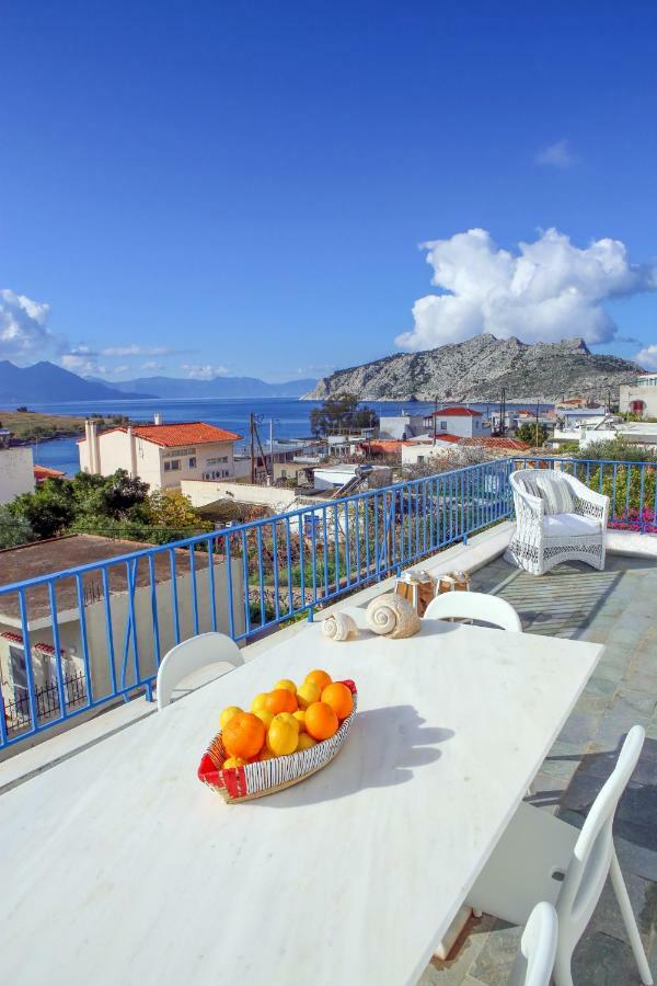 Aeginia 1- Breathtaking Sea View House In Perdika Villa Exterior foto